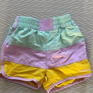 Patagonia Baby Boardshorts Multicolor - Green, Purple, Yellow